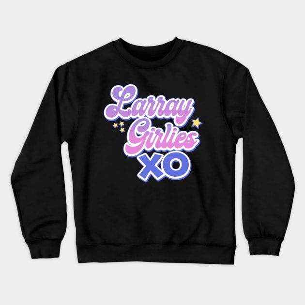 Larray Girlies XO Crewneck Sweatshirt by Howchie